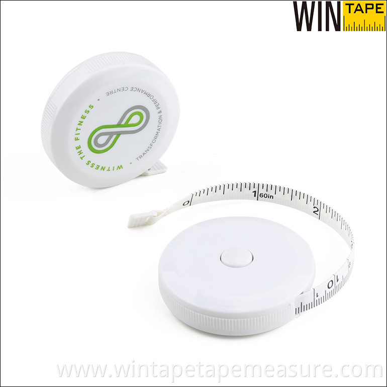 150cm 60inch Round shape cheap Tape measure Retractable body measure tape advertising promotion measure tape